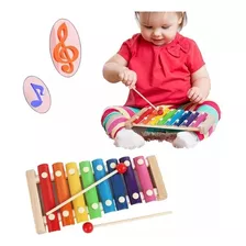Xilófono Infantil Marimba Didáctico Musical Piano Juguete