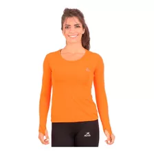 Camisa Poliamida Uv50 Muvin Feminina - Manga Longa Corrida