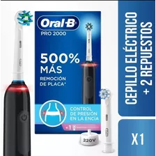 Cepillo Electrico Oral B Pro2000 + Cabezal De Repuesto