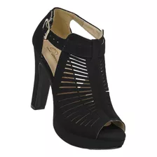 Zapatilla Moda Mujer Salvaje Tentación Negro 14802903 Tipo N