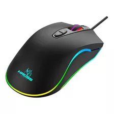 Mouse Gamer C/ Fio Kross Gungnir Usb 4800 Dpi Preto Ke-mg125