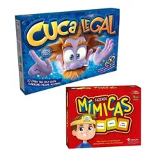 Kit 2 Jogos De Tabuleiro Infantil Cuca Legal Top E Mimica