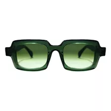 Lentes De Sol Verdes Con Protección Uv Gafas De Acetato
