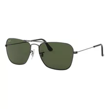 Lentes De Sol Caravan Verde Classic G-15 Ray-ban Color De La Lente Green Color De La Varilla Polished Gunmetal Color Del Armazón Polished Gunmetal