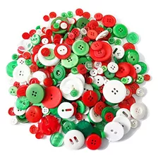 Greentime 700 Pcs Botones De Navidad De Resina Botones Surti