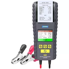 Analizador Baterias Arranque Y Carga 12/24v Impresora Autool