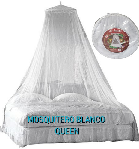 Mosquitero Blanco Queen. 60 X 250 X 1200 Nuevos. 