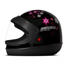 Capacete Fechado Feminino Mulher Menina San Marino Protork