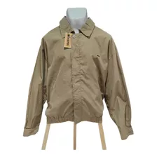 Chamarra Rompevientos Resistol Vaquera Hombre Beige Talla L