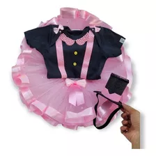 Fantasia Infantil Personalizado Mundo Bita Body Cartola Saia