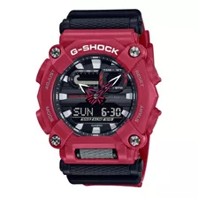 Reloj Casio G-shock Ga-900-4a Rojo - 100% Nuevo Y Original