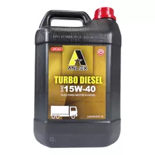 Óleo Para Motor Turbo Diesel 15w-40 Anlex 5l