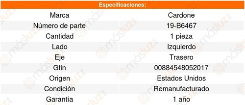 Caliper Freno Trasero Izquierdo Optima L4 2.0l 2011 Al 2012 Foto 5