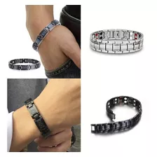 Elegante Pulsera Brazalete Biomagnetica Hombre