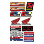Honda Racing Sport Kit De Stickers Con Resina Planilla Rh10