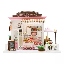 Spilay Casa De Muñecas En Miniatura Con Muebles, Kit De Ca. Color Fantastic Ideas C07 - Caja De Música Con Cubierta Antipolvo