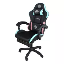 Silla Gamer Con Apoya Pies Silla De Escritorio Ergonómica