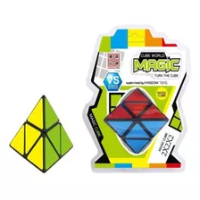 Cube World Magic Cubo Magico Piramide Pyramorphix 2x2 Jyj007