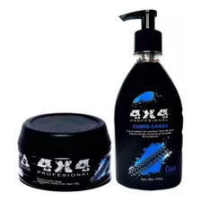 Gel Balsamo Cubre Canas 4x4 Cabello Barba Kit Profesional