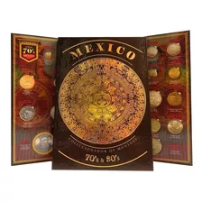 Album Para Monedas Años 70s Y 80s Calendario Azteca Full