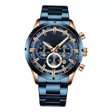 Reloj De Cuarzo Curren 8355m De Acero Inoxidable Para Hombre