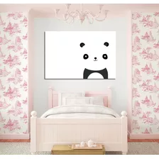 Vinilo Decorativo 50x75cm Oso Panda Kawaii Cute Bear Blanco