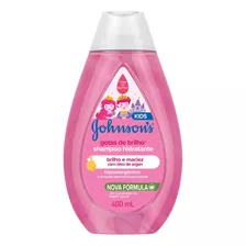  Shampoo Infantil Gotas De Brilho 400ml Johnson's