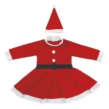 Fantasia Infantil De Natal Mamãe Noela Vermelho Magizi