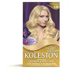 Kit Tintura Wella Professionals Koleston Tom 120 Louro Claro Natural Para Cabelo