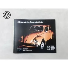 Manual Do Proprietario Vw Fusca 75 1975 + Brinde