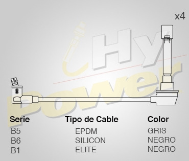 Jgo Cables Buja Epdm Para Honda Odyssey Lx7 2.2l 4cil 1996 Foto 2