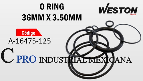 200 Empaques O Ring Medidas De 36mm X 3.50mm Foto 3