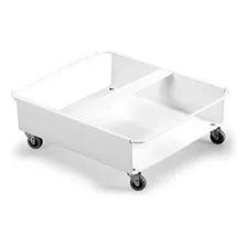 Durabin Duo Trolley 60 L), Color Blanco