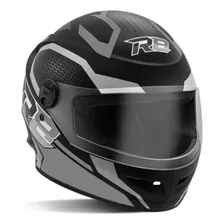 Capacete Pro Tork R8 Air Fosco Cinza Preto