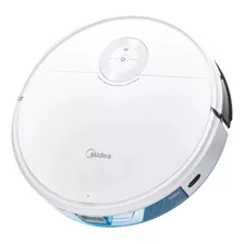 Aspiradora Robot Midea I5c Trapeadora Wifi 4000pa Tanque De Agua 450 Ml G-slam Color Blanco