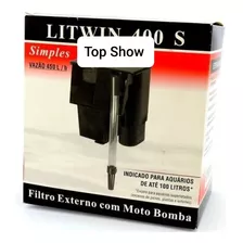 Filtro Externo Litwin 400s Para Aquários Até 80 Litros 110v