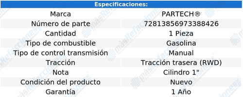 Cilindro Esclavo Clutch Daewoo Nubira L4 2.0l 99-02 Partech Foto 5