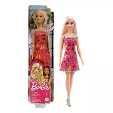 Boneca Barbie Fashion And Beauty - Loira / Verm - Mattel