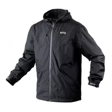 Campera Moto Rompeviento 5000 H2o Nto Whiz Negra Mas X Moto