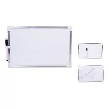 Lousa Magnética Quadro Branco 20x30cm Com Caneta