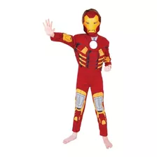 Fantasia P Premium Homem De Ferro Longa - Rubies