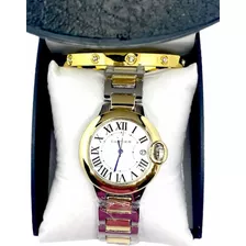 Reloj Exclusivo Estilo Cartier En Cajita Para Regalar