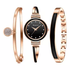 Souarts Relojes Para Mujer, Juego De Pulsera De Reloj De Di.