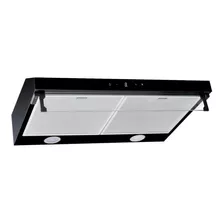 Campana Terhan Cristal Negro Botonera Extractor Cocina