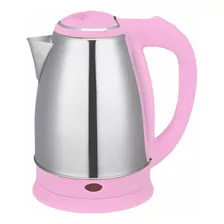 Chaleira Jarra Eletrica 1100w Bak Inox Rosa 1.8l Café Ch 110v