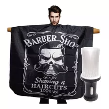 Capa Peluqueria Barberia + Bota Pelo Talquero