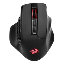 Mouse Gamer Redragon M811 Rgb Pro Aatrox Mmo Sem Fio Cor Preto