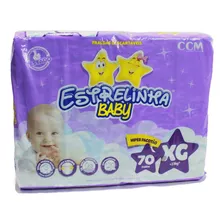 Fralda Descartável Estrelinha Baby Tam Xg - 70un