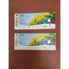 Ingressos Raros Da Copa Do Mundo Do Brasil 2014