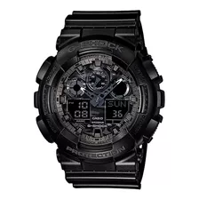 Relógio Masculino Casio G-shock Ga-100cf-1adr Nota Fiscal Cor Da Correia Preto Cor Do Bisel Preto Cor Do Fundo Preto